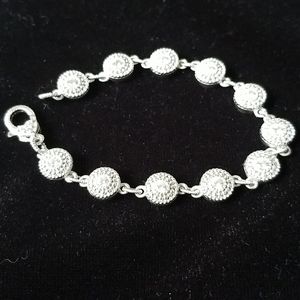 Judith Ripka 925 sterling silver cz bracelet